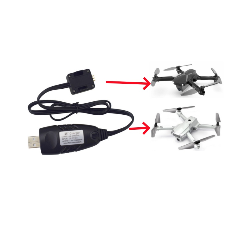 كابل شحن USB لطائرة Syma X30 Z - مراجعة Drone Charger وسعره