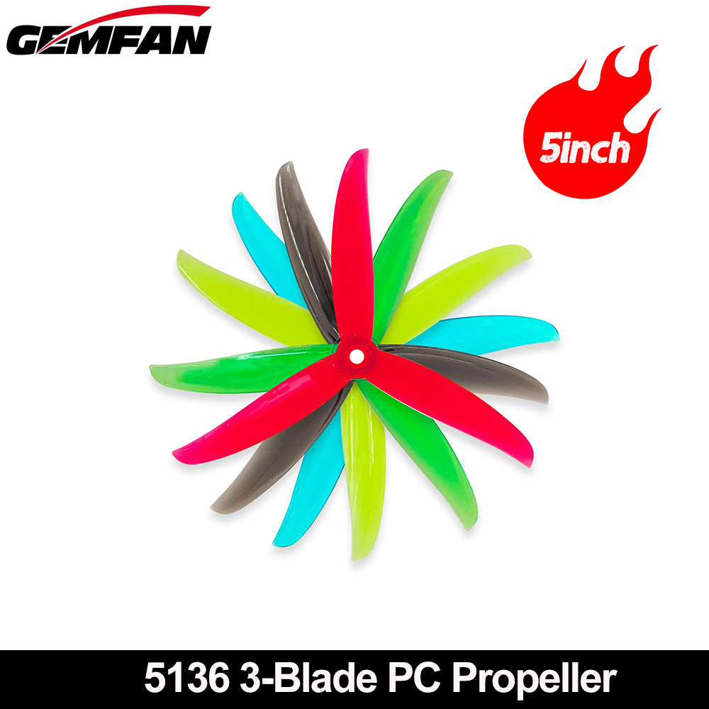 Gemfan VANOVER 5136 3 شفرات PC - مراجعة Drone Propeller وسعره