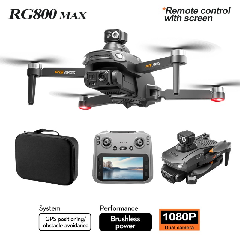 طائرة بدون طيار RG800 MAX جديد - مراجعة Drone Charger وسعره