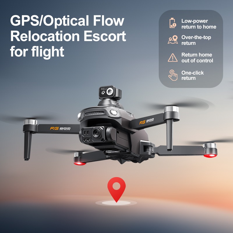 طائرة بدون طيار RG800 MAX جديد - مراجعة Drone Charger وسعره