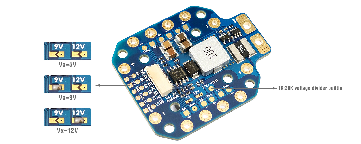 لوحة توزيع الطاقة Oike Mateksy - مراجعة Drone Power Distribution Board وسعره